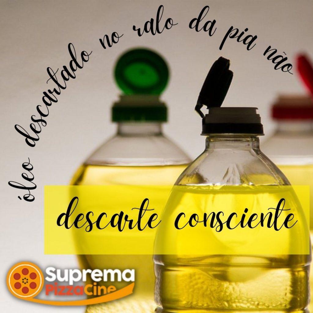 óleo descartado no ralo da pia não