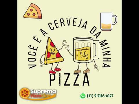 Você é a cerveja 🍺da minha pizza 🍕delicia vem pra Suprema   #pizzariazonanorte #pizzariazn