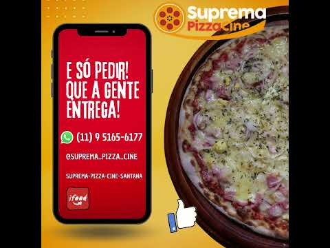 Fome de pizza chama no zap (11) 9 5165-6177 também estamos no IFood Supremapizzacine