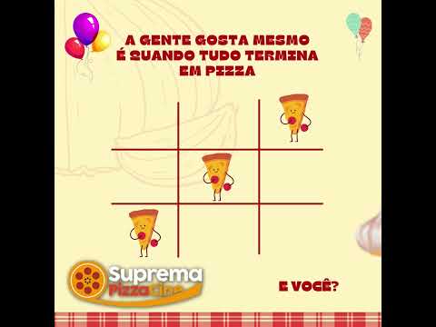 a gente gosta mesmo é quando tudo termina em pizza e você?   #pizzariazonanorte #pizzariazn #suprema