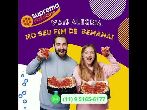 Muito mais alegria no seu fim de semana 🍕😃😍 Chama no ZAP (11) 9 5165-6177 Pizzaria