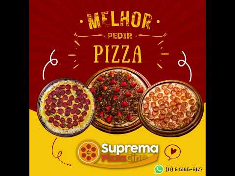 Melhor e pedir uma Pizza da Suprema  #pizzariazonanorte #pizzariazn #supremapizzacine #pizzaboa