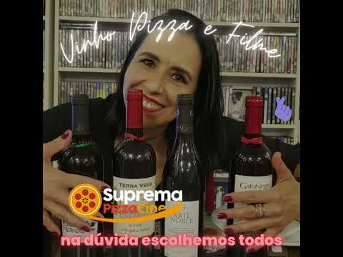 Marca seu amigo que curte um Vinho Cinema Filme e Pizza