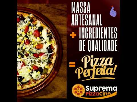 Pizza Perfeita = Suprema Pizza Cine Chama no ZAP (11) 9 5165-6177 Pizzaria Tradicional na zona norte