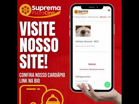 Visite nosso site veja nosso cardápio link na BIO Chama no ZAP (11) 9 5165-6177 Pizzaria Tradicional