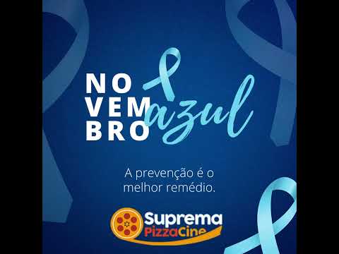 Novembro Azul: mês mundial de combate ao câncer de próstata  Chama no ZAP (11) 9 5165-6177 Pizzaria