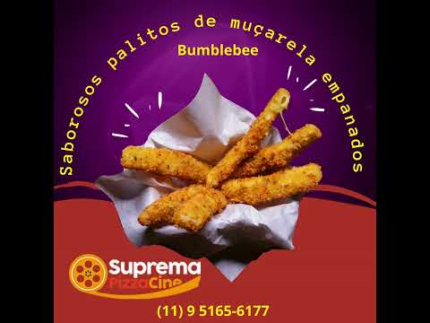 #Bumblebee Saborosos palitos de muçarela empanados. Suprema Pizza Cine  #pizzariazonanorte #pizzaria