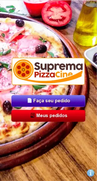 Aplicativo Pizzaria Delivery Grátis Suprema Pizza Cine