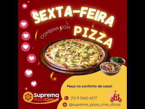 🍕🎥🍕 Sextou! E o que combina perfeitamente com sexta-feira? Pizza e filme, é claro! 🍕🎬🍕